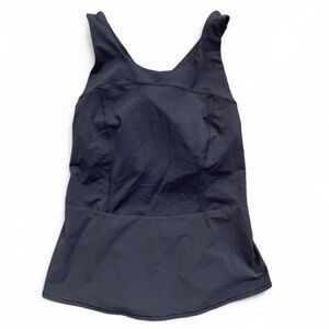 Lululemon Black Peplum Tank Top